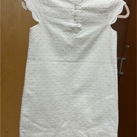 Gymboree White Sheath Dress with Flutter Cap Sleeves - Picture 2 of 16